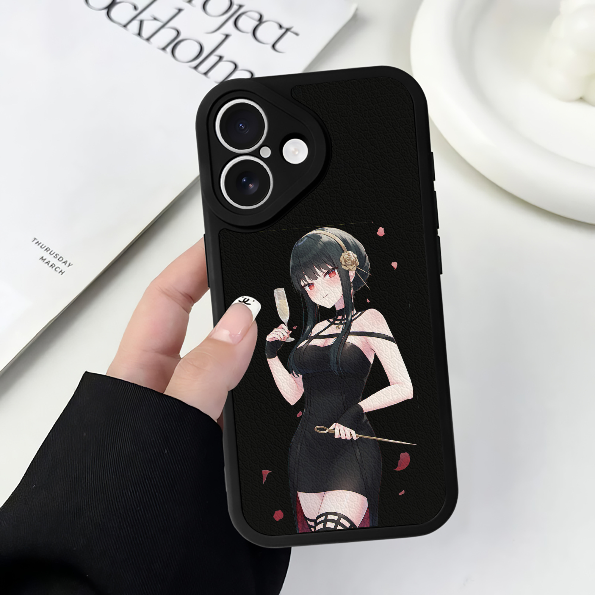 （画像用） SPY×FAMILY间谍家家酒 【iPhone 16シリーズ対応】シリコンスマホケース（レザー調） 材質：シリコン